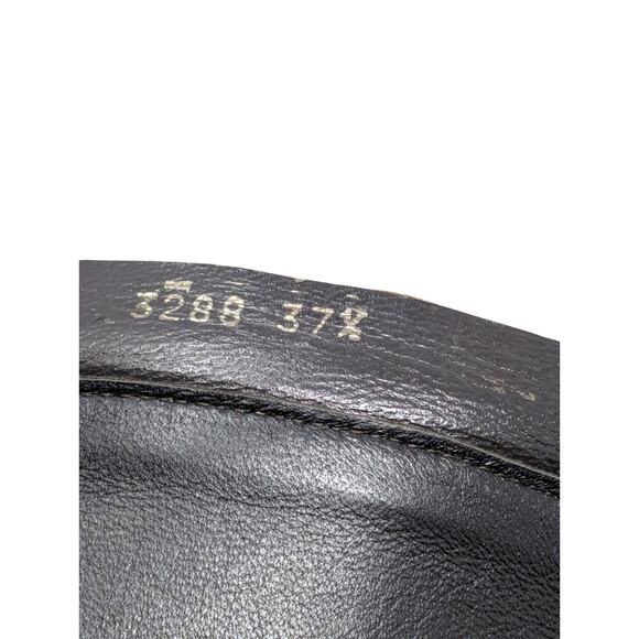 Prada Tan Suede Knee High Boots 37.5 Made in Italy Buckle Detail Heeled Luxury - Picture 6 of 11